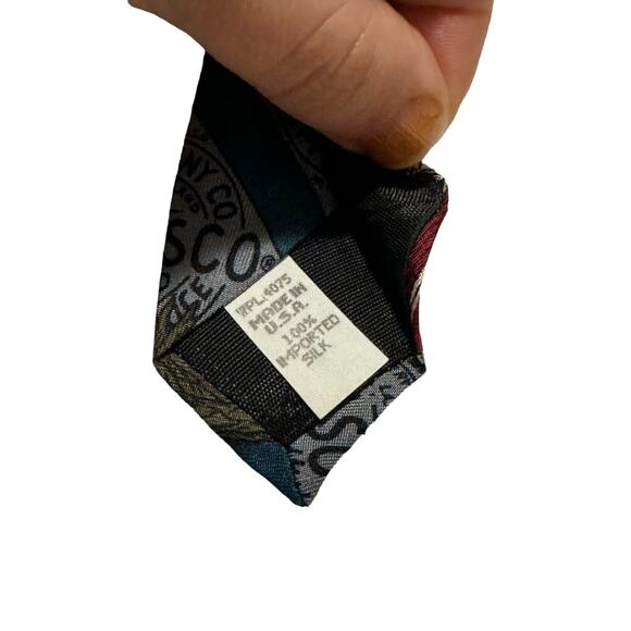 Tabasco Brand Logo Bloody Mary Drinks Vintage Novelty Necktie 100% Silk - Picture 6 of 6
